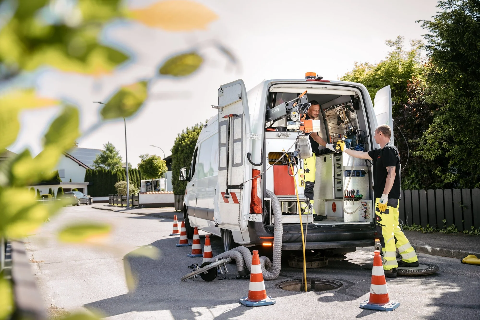 Kanalreinigung für Kanäle und Schächte in Schöfweg